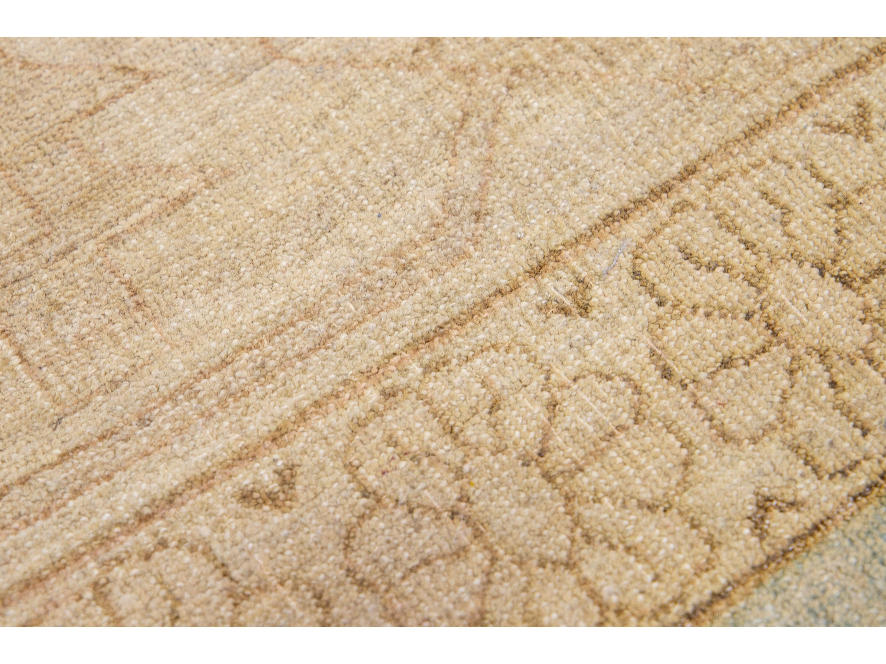 Modern Floral Style Custom Rug