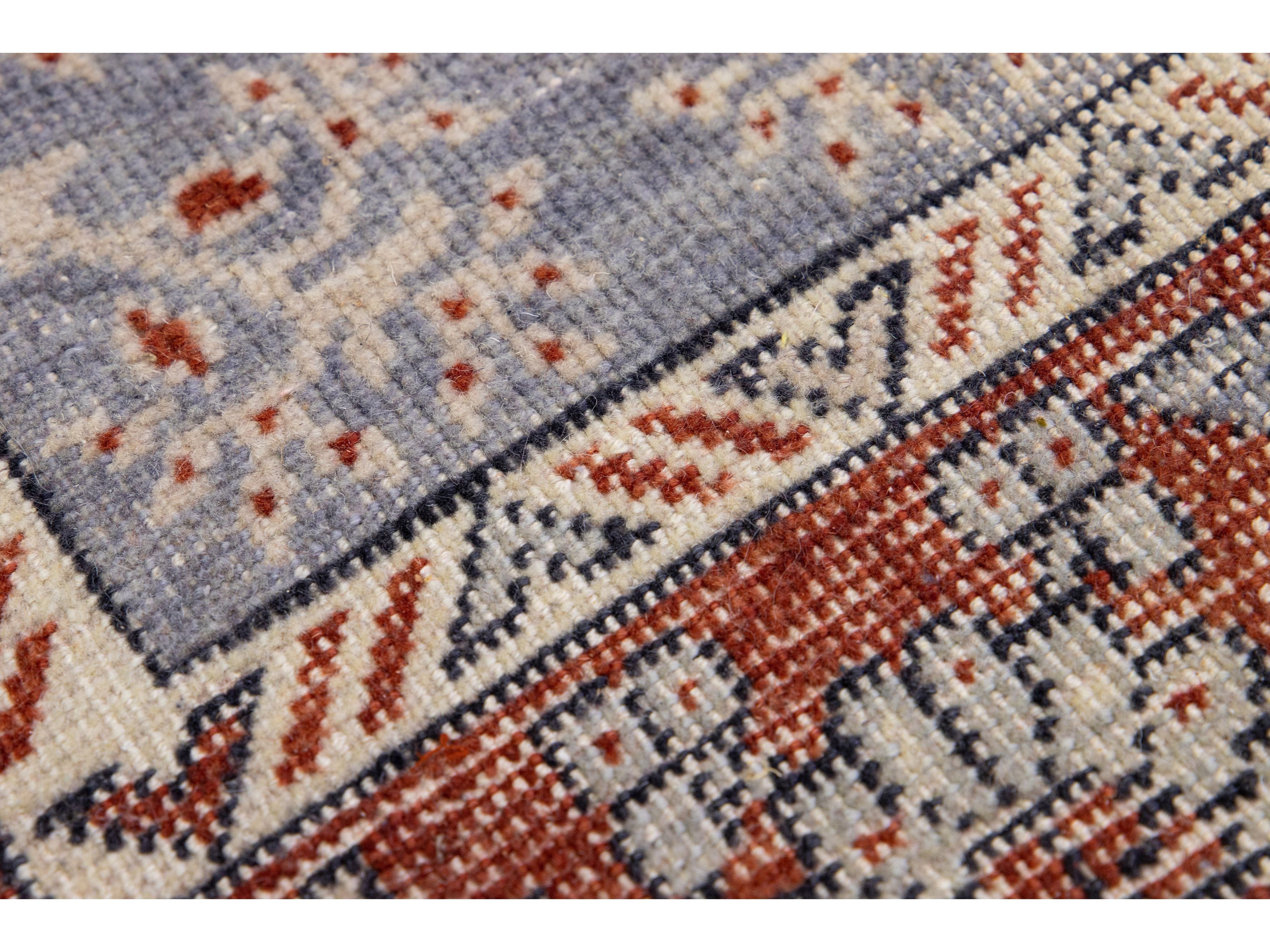 Modern Floral Style Custom Rug