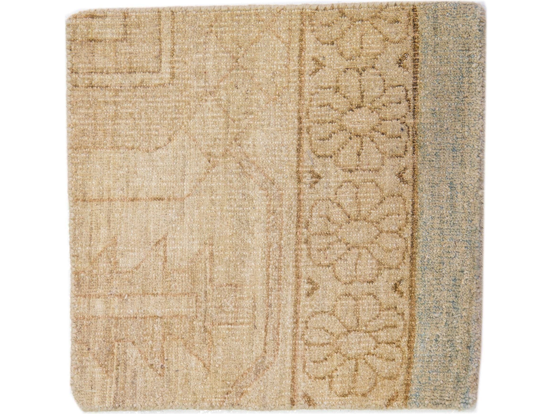 Modern Floral Style Custom Rug