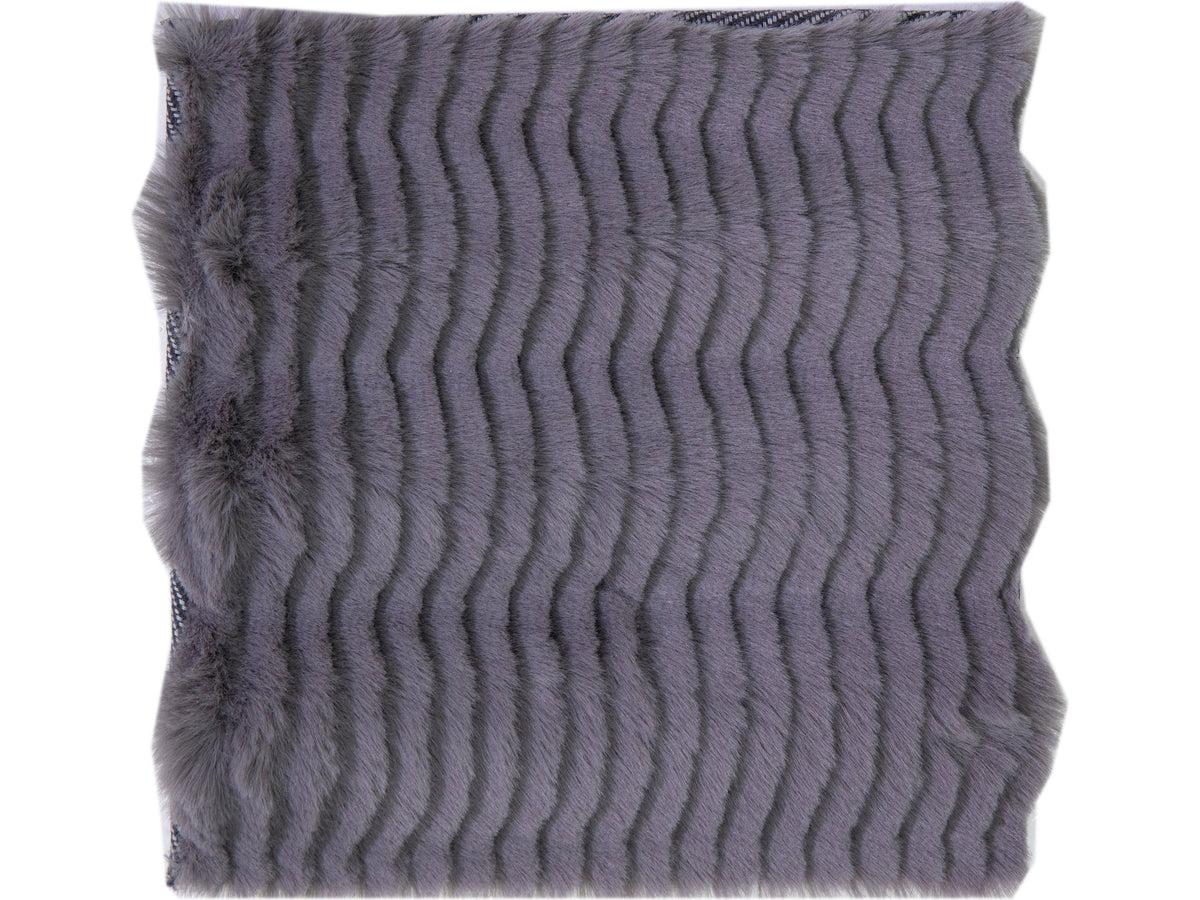 Modern Patchwork Faux Fur Custom Rug