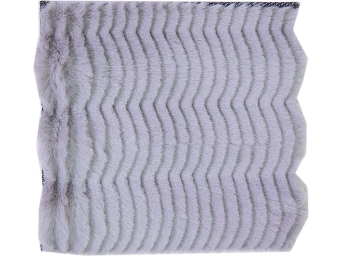 Modern Patchwork Faux Fur Custom Rug