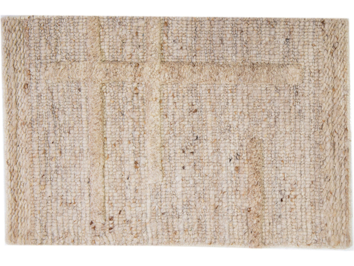 Modern Moroccan Wool Custom Rug