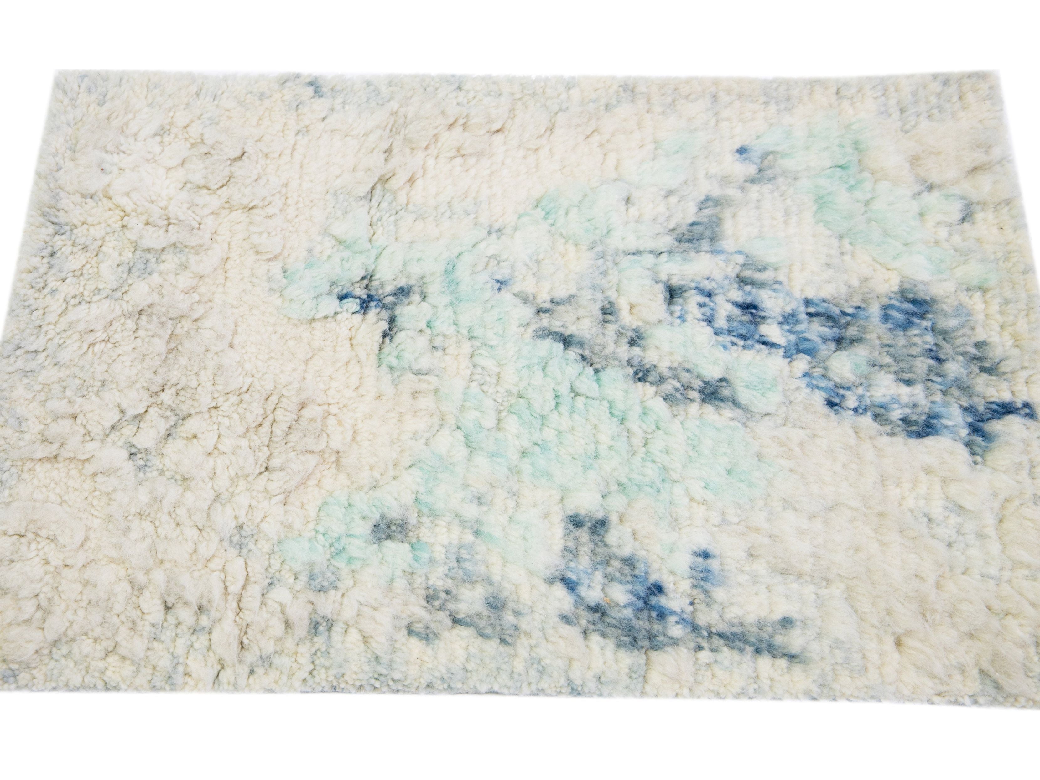 Modern Moroccan Style Custom Rug