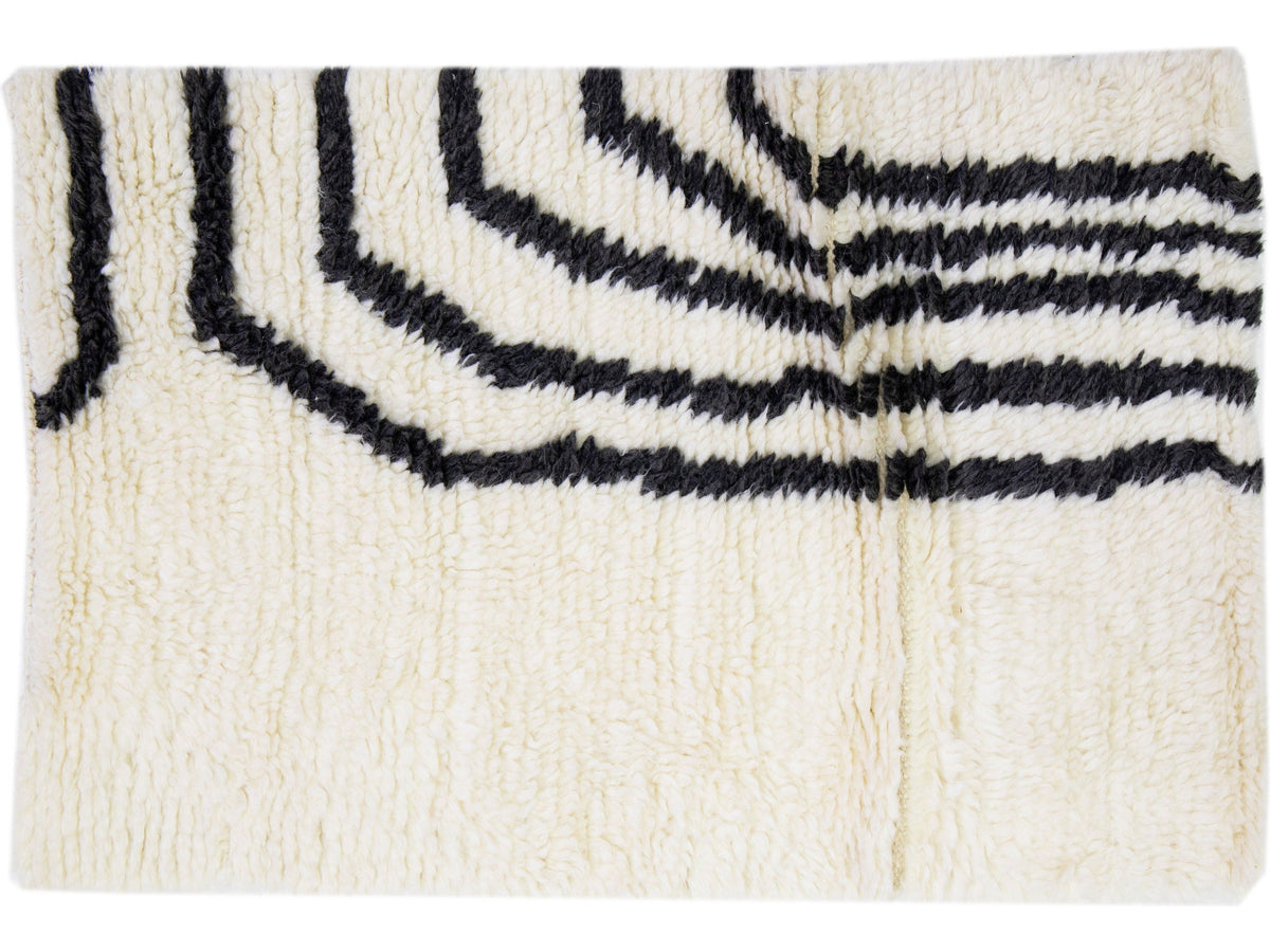 Modern Moroccan Wool Custom Rug