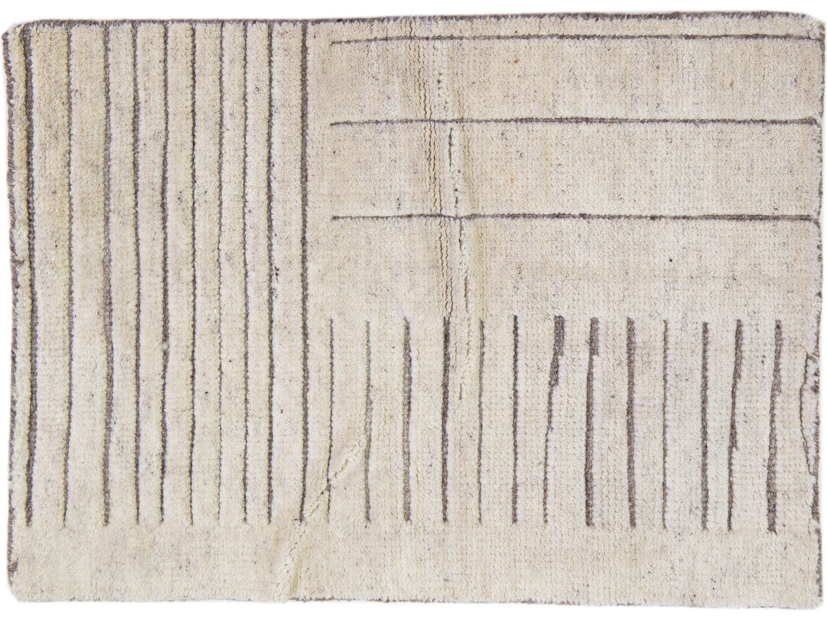 Modern Moroccan Wool Custom Rug