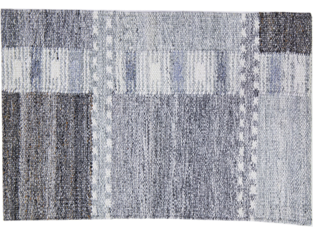 Modern Scandinavian Style Polyester Yarn Custom Rug