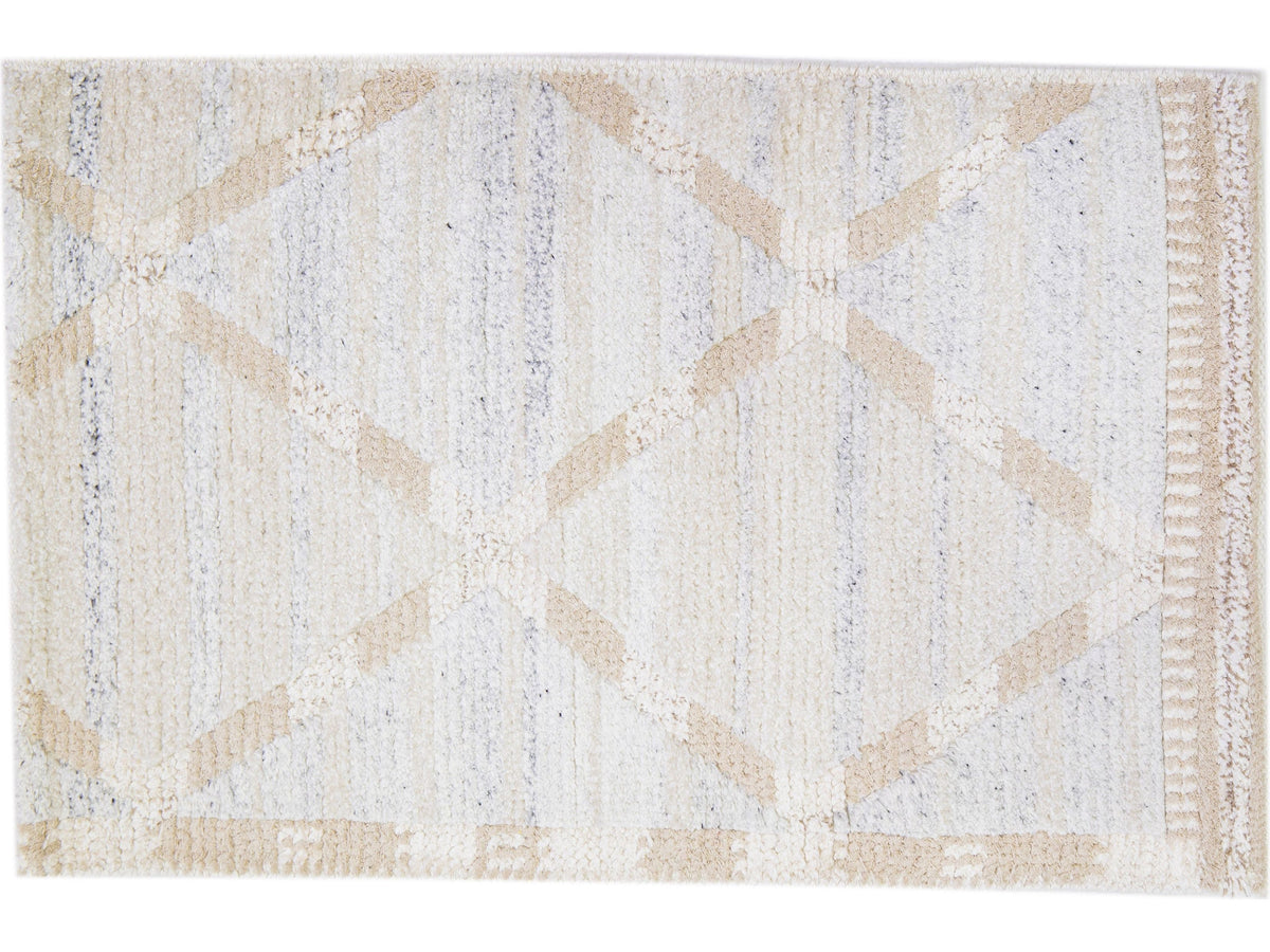 Modern Scandinavian Style Wool Custom Rug