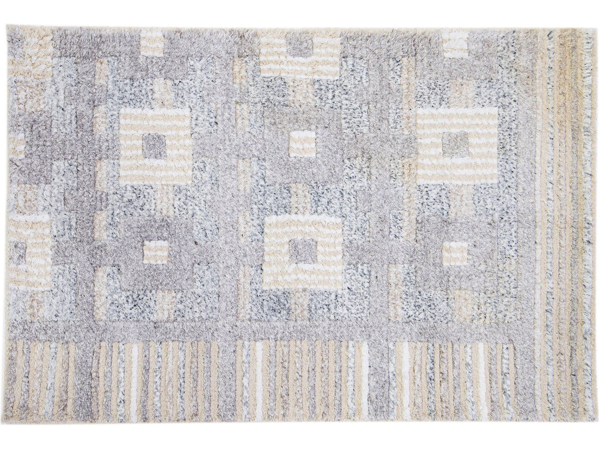 Modern Scandinavian Style Wool Custom Rug