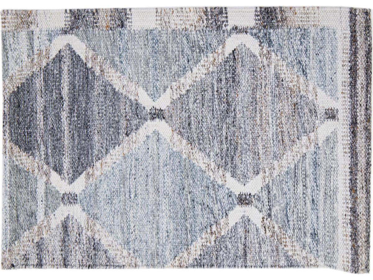 Modern Scandinavian Style Polyester Yarn Custom Rug